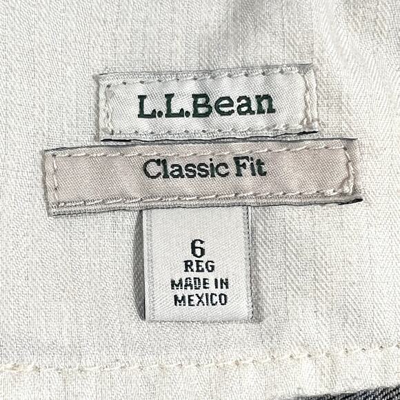 L.L. Bean Classic Fit Jeans High Rise Dark Wash Womens 6 - Picture 8 of 11